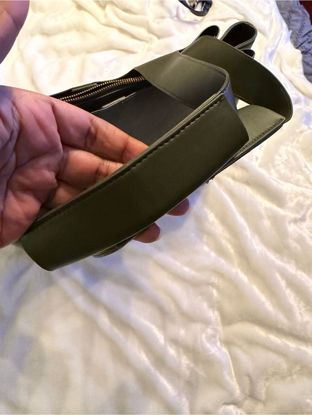 a new day Olive Green Structured Tote - Picture 5 of 11